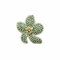 Flower Rhinestone Brooch Pin For Clothing Bridal Crafts Accessories 2 1/2 Inch